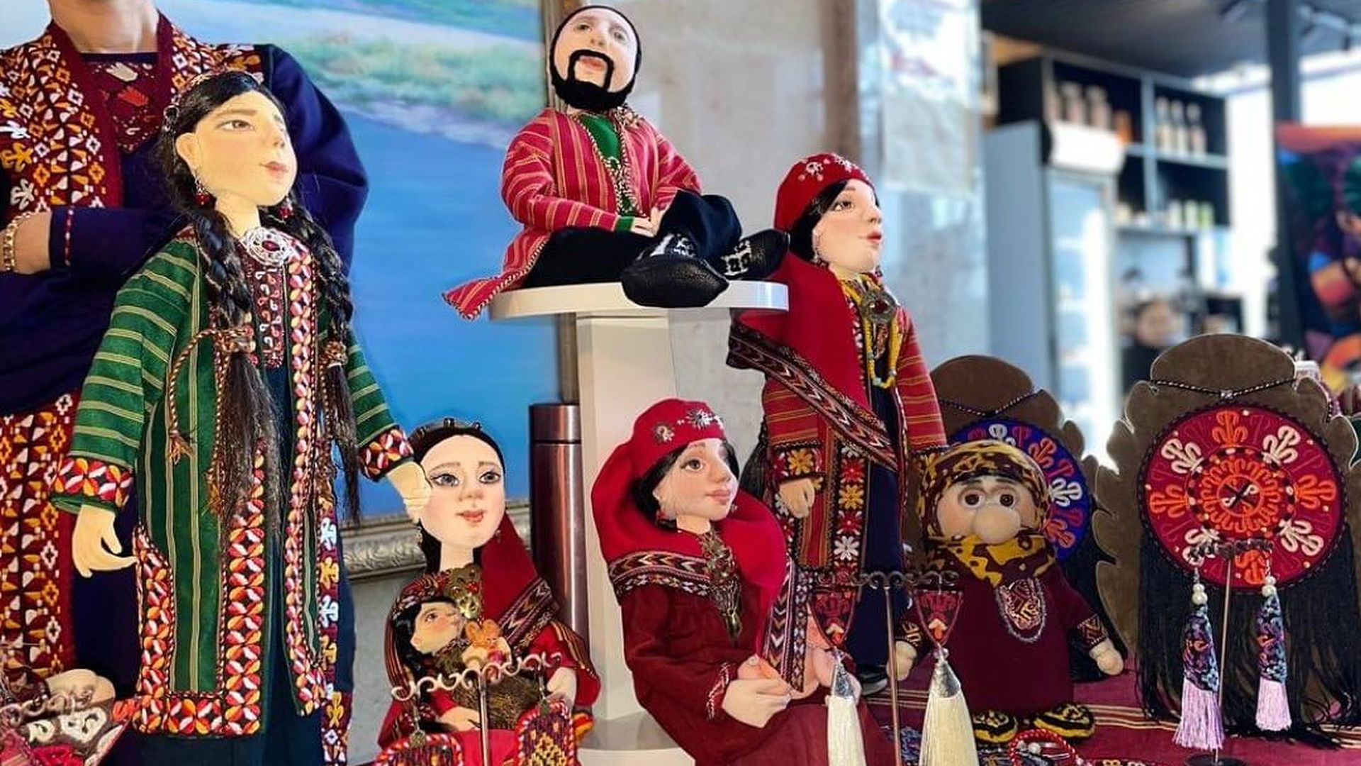 Handmade souvenirs from Turkmenistan
